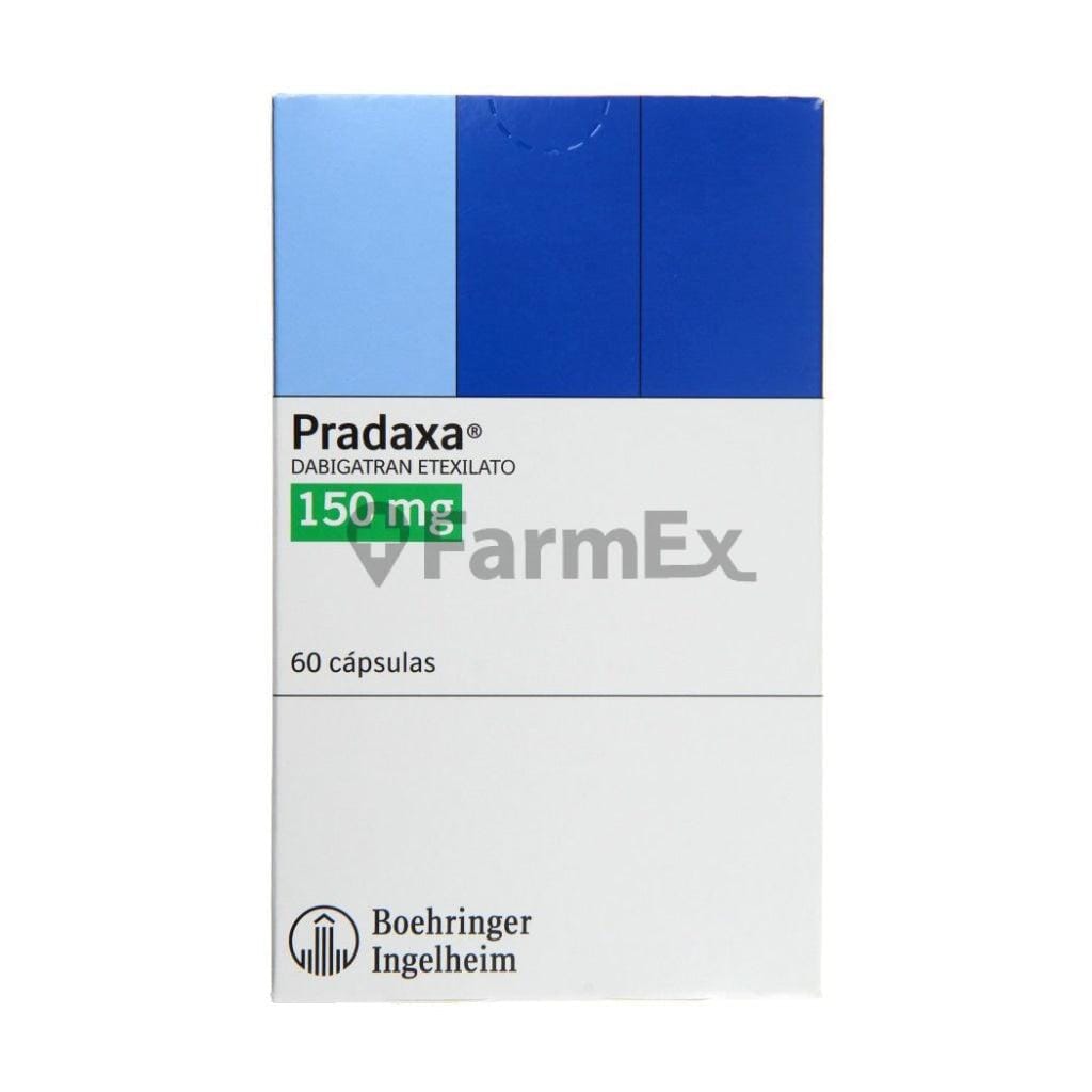 Pradaxa 150 mg x 60 capsulas "Ley Cenabast" Farmex-Fonasa-Persistente